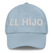 El Hijo The Daughter / The Son Mexican Spanish Pride Gift Regalo Dad Hat Mexicada Light Blue