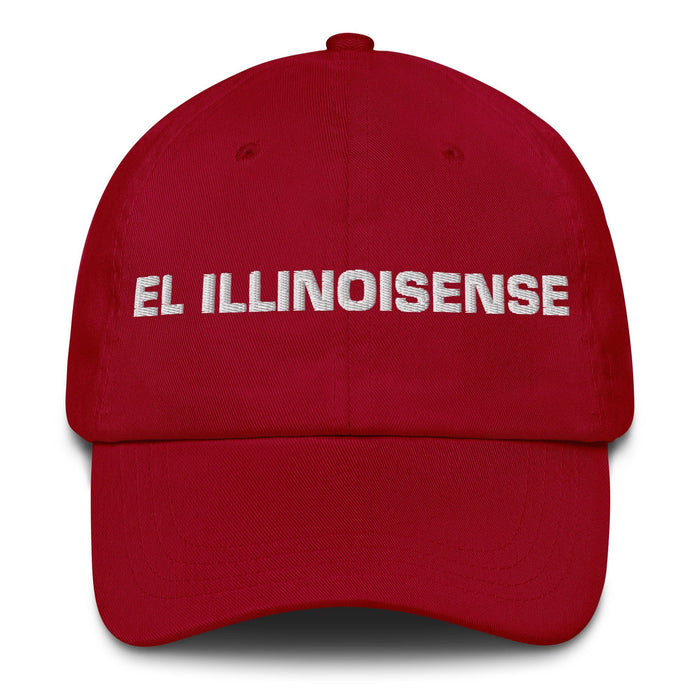 El Illinoisense The Illinoisan Mexican Spanish Pride Gift Regalo Dad Hat - Mexicada