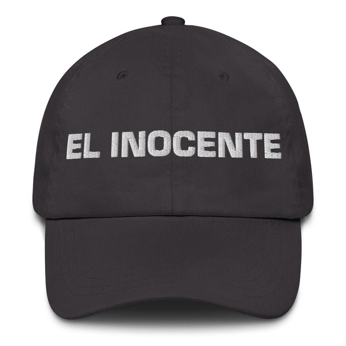 El Inocente The Innocent Mexican Spanish Pride Gift Regalo Dad Hat Mexicada Dark Grey