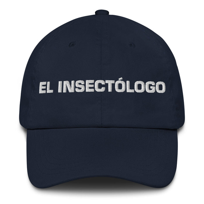 El Insectólogo The Entomologist Mexican Spanish Pride Gift Regalo Dad Hat Mexicada Navy