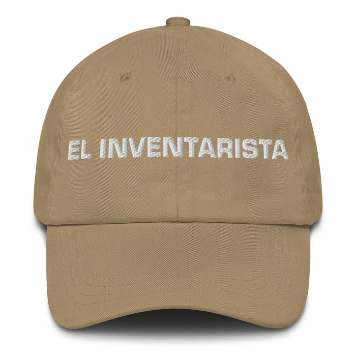 El Inventarista The Inventory Clerk Mexican Spanish Pride Gift Regalo Dad Hat Mexicada Khaki