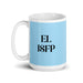 El ISFP The Adventurer MBTI Personality Funny Home Office Work Coffee Mug Mexican Spanish Pride Gift White Glossy Cup Sky Blue Card Mug Mexicada