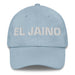 El Jaino The Girlfriend/Boyfriend Mexican Spanish Pride Gift Regalo Dad Hat Mexicada Light Blue