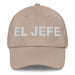 El Jefe The Chief / Boss Mexican Spanish Pride Gift Regalo Dad Hat Mexicada Stone