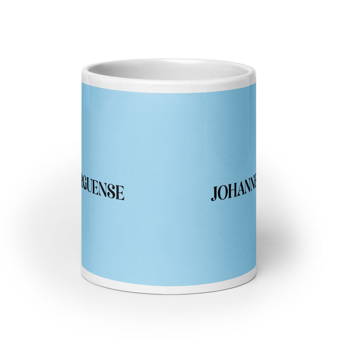 El Johannesburguense The Johannesburg Resident Funny Home Office Work Coffee Mug Mexican Spanish Pride Gift White Glossy Cup Sky Blue Card Mug Mexicada