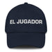 El Jugador The Player Mexican Spanish Pride Gift Regalo Dad Hat Mexicada Navy