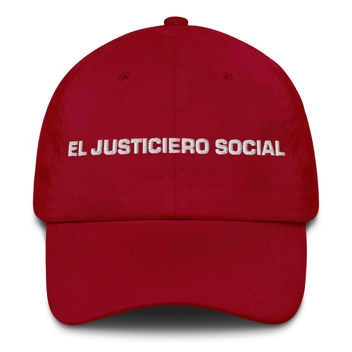 El Justiciero Social The Social Justice Advocate Mexican Spanish Pride Gift Regalo Dad Hat - Mexicada