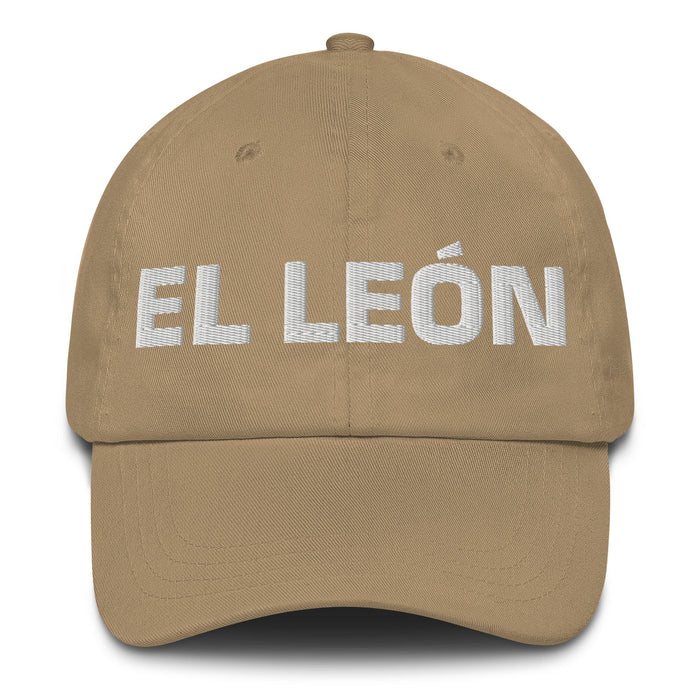 El León The Lion Mexican Spanish Pride Gift Regalo Dad Hat - Mexicada