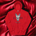 El Lobo Exclusive Art Piece Home Office Work Mexican Spanish Pride Gift One-Of-A-Kind Unisex Hoodie | E8 Mexicada Red / S