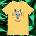 El Lobo Exclusive Art Piece Home Office Work Mexican Spanish Pride Gift One-Of-A-Kind Unisex T-Shirt | E8 Mexicada Yellow / S