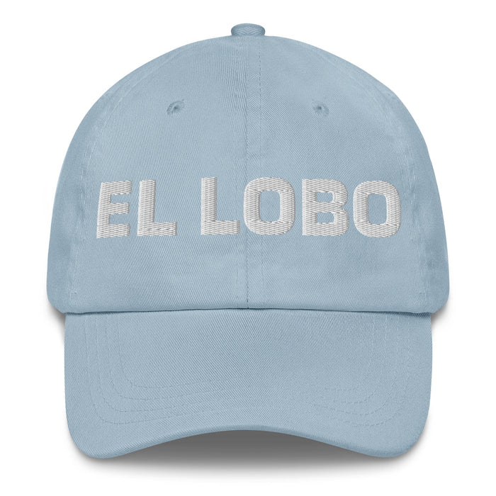 El Lobo The Wolf Mexican Spanish Pride Gift Regalo Dad Hat Mexicada Light Blue