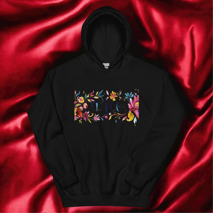 El Loco Exclusive Art Piece Home Office Work Mexican Spanish Pride Gift One-Of-A-Kind Unisex Hoodie | E7 Mexicada Black / S