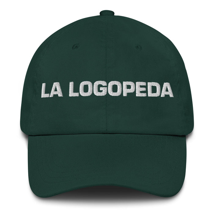 El Logopeda The Speech Therapist Mexican Spanish Pride Gift Regalo Dad Hat Mexicada Spruce