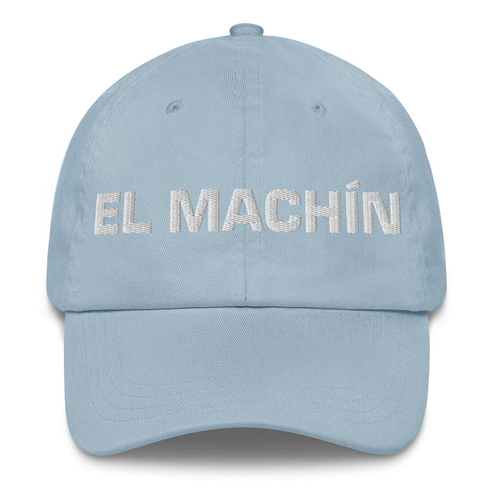 El Machín The Tough One Mexican Spanish Pride Gift Regalo Dad Hat Mexicada Light Blue