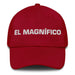 El Magnífico Mexican Spanish Pride Gift Regalo Dad Hat Mexicada Cranberry