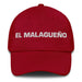 El Malagueño The Málaga Resident Mexican Spanish Pride Gift Regalo Dad Hat Mexicada Cranberry