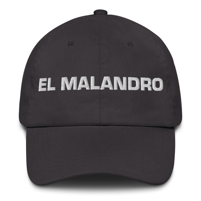 El Malandro The Gangster Mexican Spanish Pride Gift Regalo Dad Hat Mexicada Dark Grey