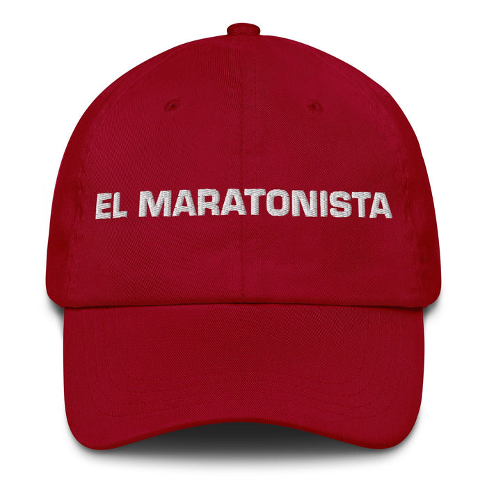 El Maratonista The Marathon Runner Mexican Spanish Pride Gift Regalo Dad Hat - Mexicada