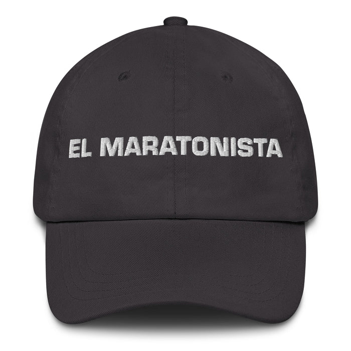 El Maratonista The Marathon Runner Mexican Spanish Pride Gift Regalo Dad Hat - Mexicada