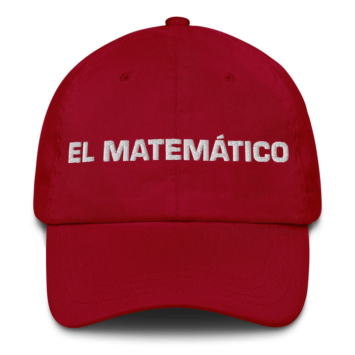 El Matemático The Mathematician Mexican Spanish Pride Gift Regalo Dad Hat - Mexicada