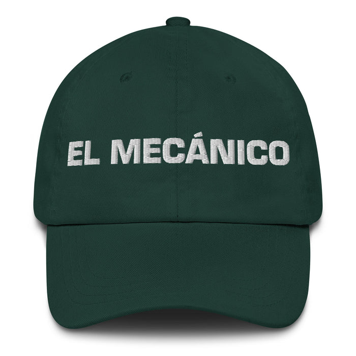 El Mecánico The Mechanic Mexican Spanish Pride Gift Regalo Dad Hat - Mexicada