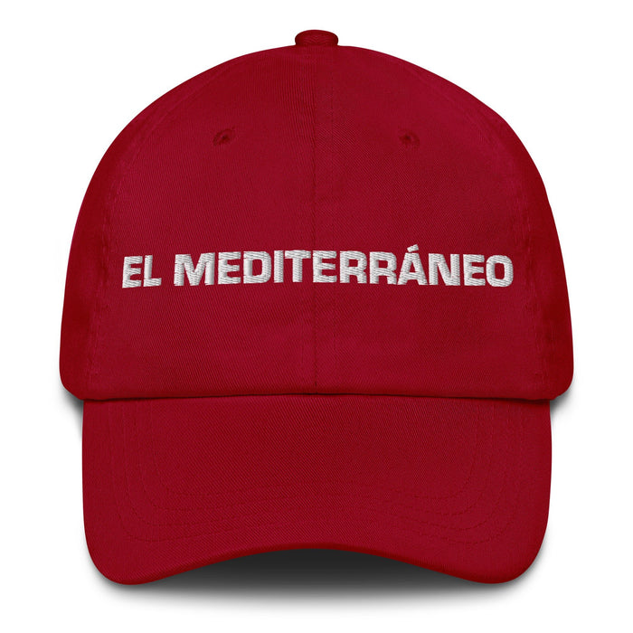 El Mediterráneo The Mediterranean Mexican Spanish Pride Gift Regalo Dad Hat - Mexicada