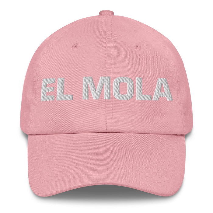 El Mola The Cool One Mexican Spanish Pride Gift Regalo Dad Hat Mexicada Pink