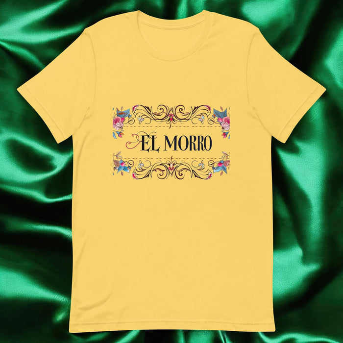 El Morro Exclusive Art Piece Home Office Work Mexican Spanish Pride Gift One-Of-A-Kind Unisex T-Shirt | E16 Mexicada Yellow / S