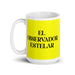 El Observador Estelar The Star Observer Funny Home Office Work Coffee Mug Mexican Spanish Pride Gift White Glossy Cup Yellow Card Mug Mexicada