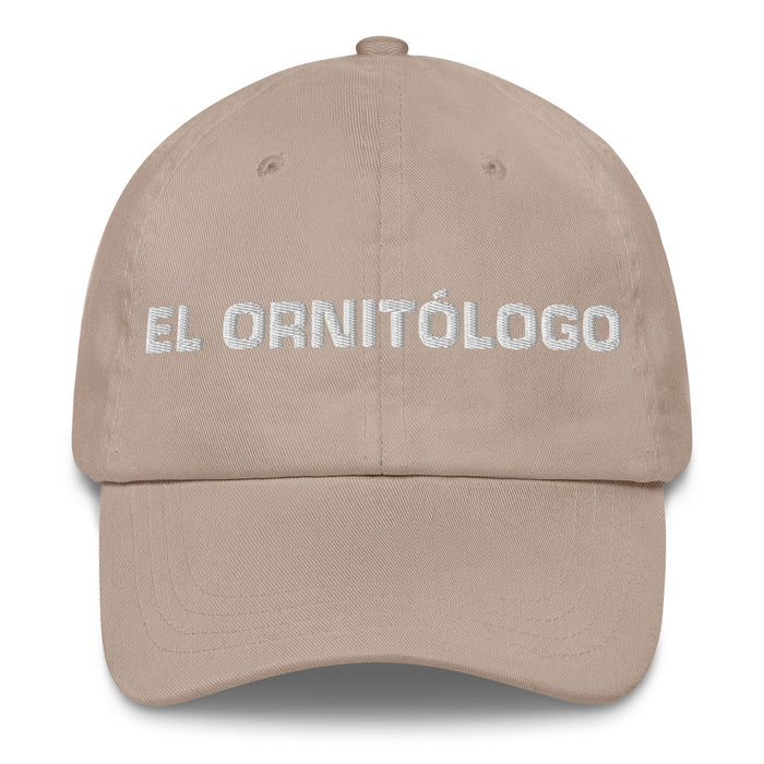 El Ornitólogo The Birdwatcher Mexican Spanish Pride Gift Regalo Dad Hat Mexicada Stone