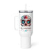 El Payaso Exclusive Art Piece Travel Mug With Handle For Water, Iced Tee Or Coffee | Funny Cute Gift Idea Home Office Work | Mexican Spanish Pride | E15 Mexicada