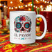 El Payaso Exclusive Name Art Piece Home Office Work Coffee Mug Mexican Spanish Pride Gift Cup One-Of-A-Kind Calligraphy White Glossy Mug | E15 Mexicada 11 oz