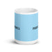 El Perfeccionista The Reformer (Type 1) Funny Home Office Work Coffee Mug Mexican Spanish Pride Gift White Glossy Cup Sky Blue Card Mug Mexicada