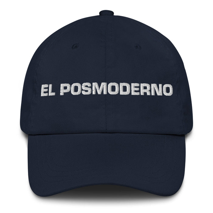 El Posmoderno The Postmodernist Mexican Spanish Pride Gift Regalo Dad Hat Mexicada Navy