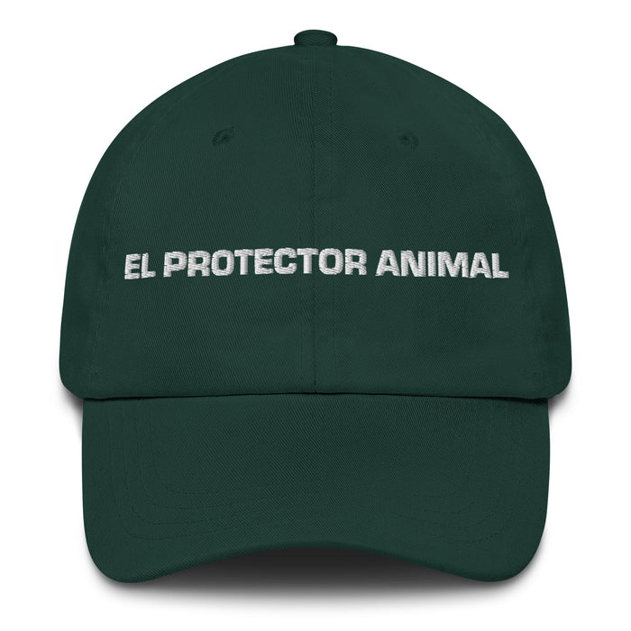 El Protector Animal The Animal Protector Mexican Spanish Pride Gift Regalo Dad Hat - Mexicada