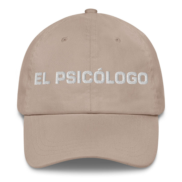 El Psicólogo The Psychologist Mexican Spanish Pride Gift Regalo Dad Hat Mexicada Stone