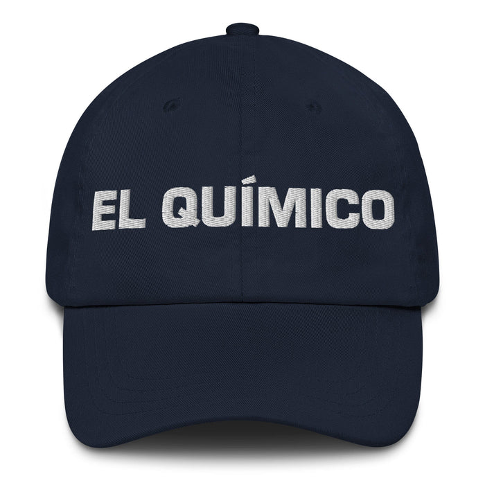 El Químico The Chemist Mexican Spanish Pride Gift Regalo Dad Hat Mexicada Navy