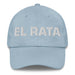 El Rata The Rat Mexican Spanish Pride Gift Regalo Dad Hat Mexicada Light Blue