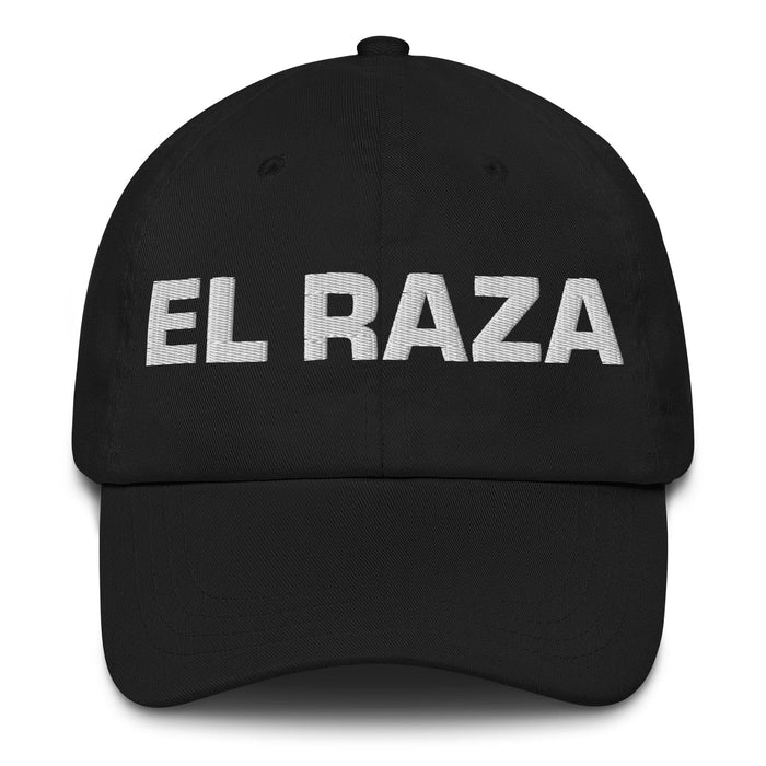 El Raza The Homie Mexican Spanish Pride Gift Regalo Dad Hat Mexicada Black