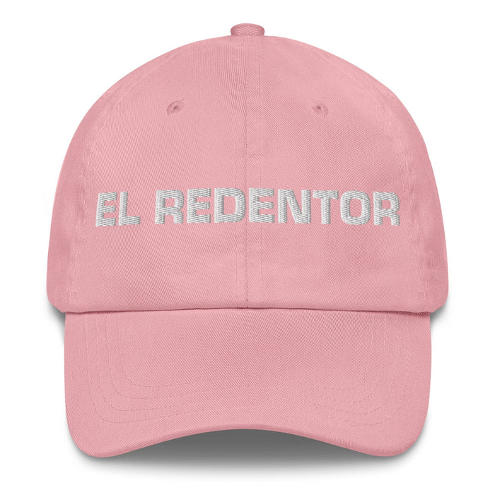 El Redentor The Redeemer Mexican Spanish Pride Gift Regalo Dad Hat Mexicada Pink