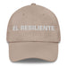 El Resiliente Resilient One Mexican Spanish Pride Gift Regalo Dad Hat Mexicada Stone