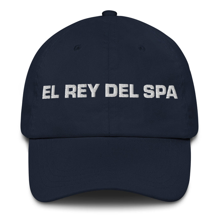 El Rey Del Spa The Spa Queen / King Mexican Spanish Pride Gift Regalo Dad Hat Mexicada Navy