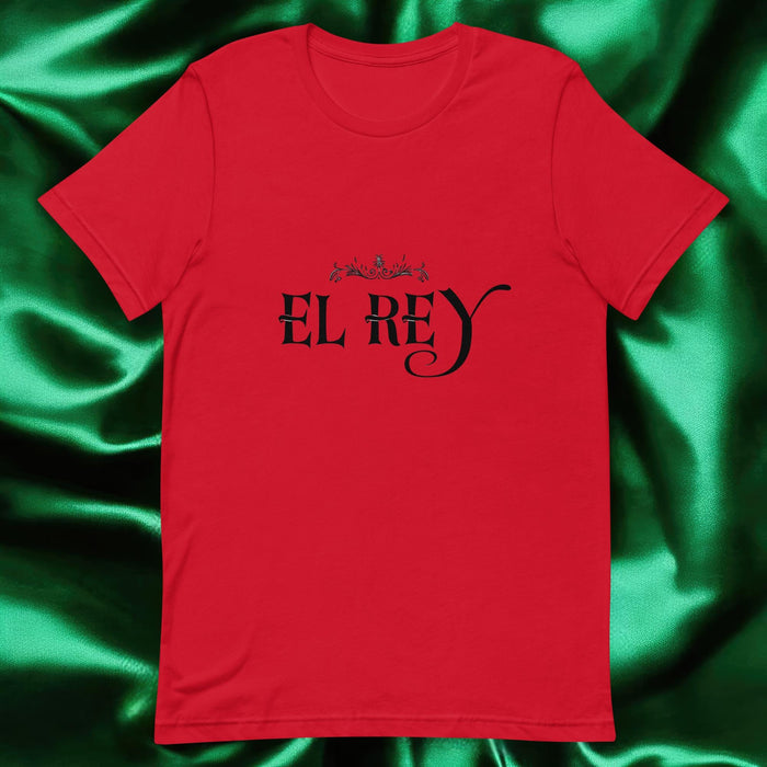 El Rey Exclusive Art Piece Home Office Work Mexican Spanish Pride Gift One-Of-A-Kind Unisex T-Shirt | E6 Mexicada Red / S