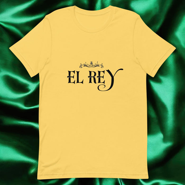 El Rey Exclusive Art Piece Home Office Work Mexican Spanish Pride Gift One-Of-A-Kind Unisex T-Shirt | E6 Mexicada Yellow / S