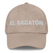 El Sacatón The Coward Mexican Spanish Pride Gift Regalo Dad Hat Mexicada Stone