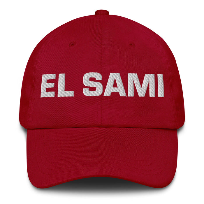 El Sami The Sami Mexican Spanish Pride Gift Regalo Dad Hat Mexicada Cranberry