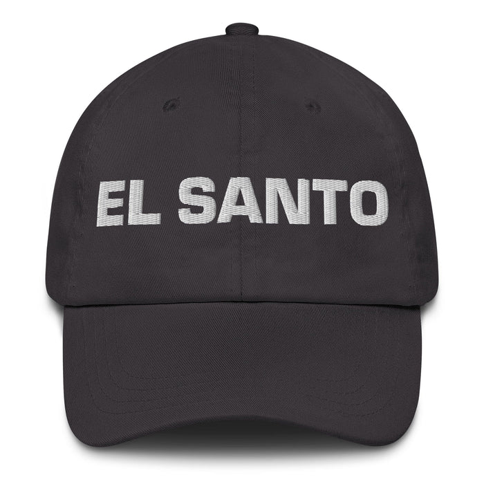 El Santo The Saint Mexican Spanish Pride Gift Regalo Dad Hat Mexicada Dark Grey