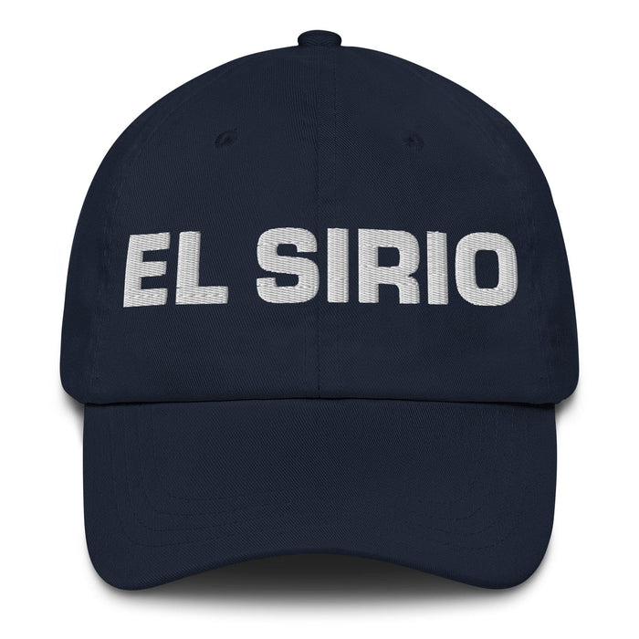 El Sirio The Syrian Mexican Spanish Pride Gift Regalo Dad Hat Mexicada Navy