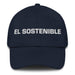 El Sostenible The Sustainable One Mexican Spanish Pride Gift Regalo Dad Hat Mexicada Navy