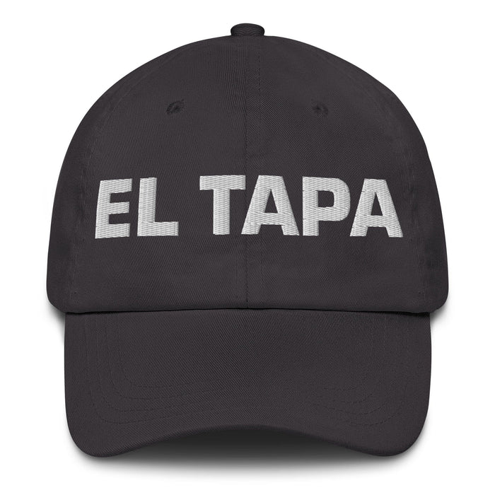 El Tapa The Tapas Lover Mexican Spanish Pride Gift Regalo Dad Hat Mexicada Dark Grey